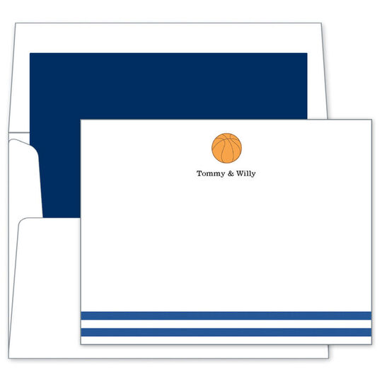 Basketball Flat Note Cards